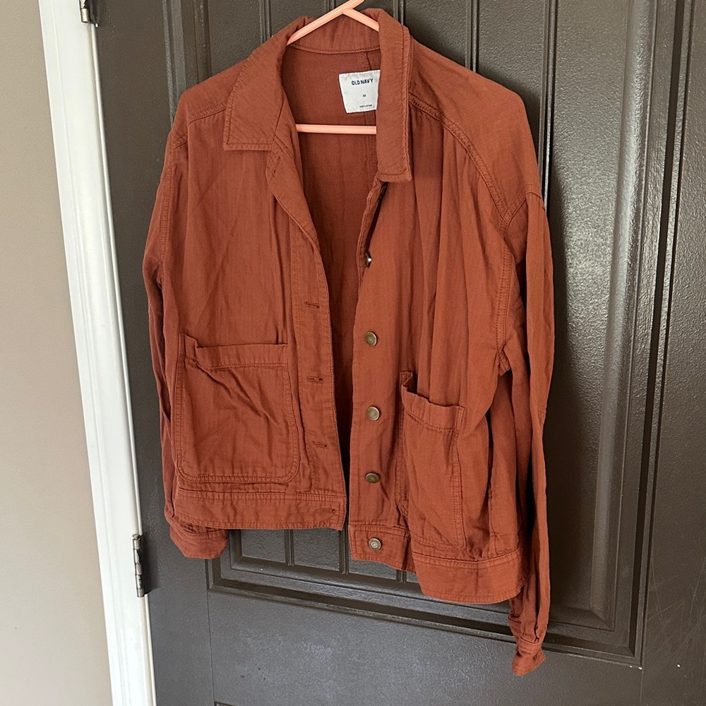 Old Navy Women's Rust Utility Jacket